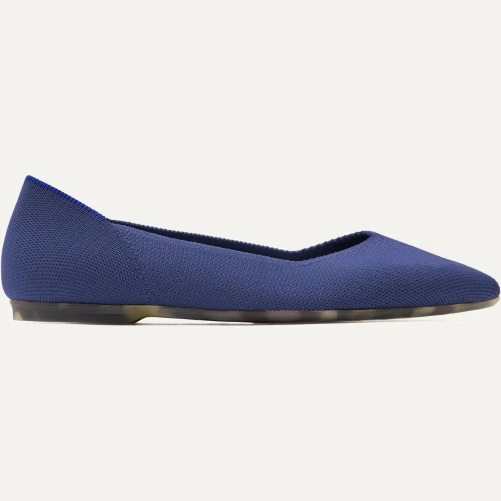 NWB Rothy’s The Point Slip On Shoes Maritime Navy - Picture 2 of 6